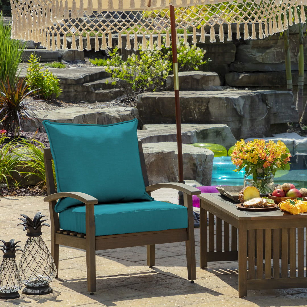Arden Selections 24-inch Outdoor Deep Seat Cushion Set