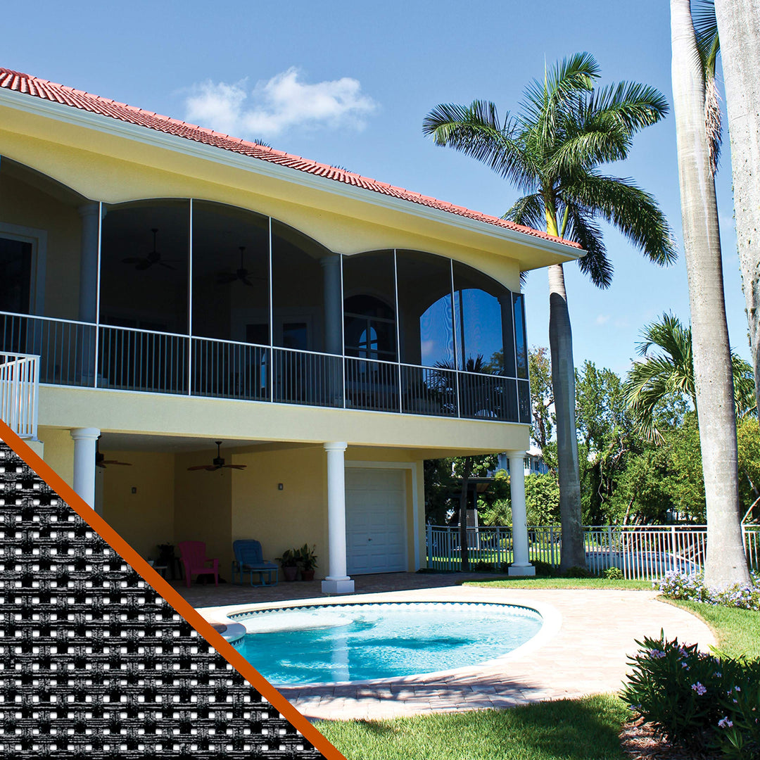 ADFORS Premium Solar Screen 48" x 84" Charcoal - Diamond Home USA