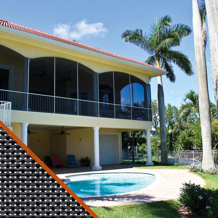 ADFORS Premium Solar Screen 48" x 84" Charcoal - Diamond Home USA