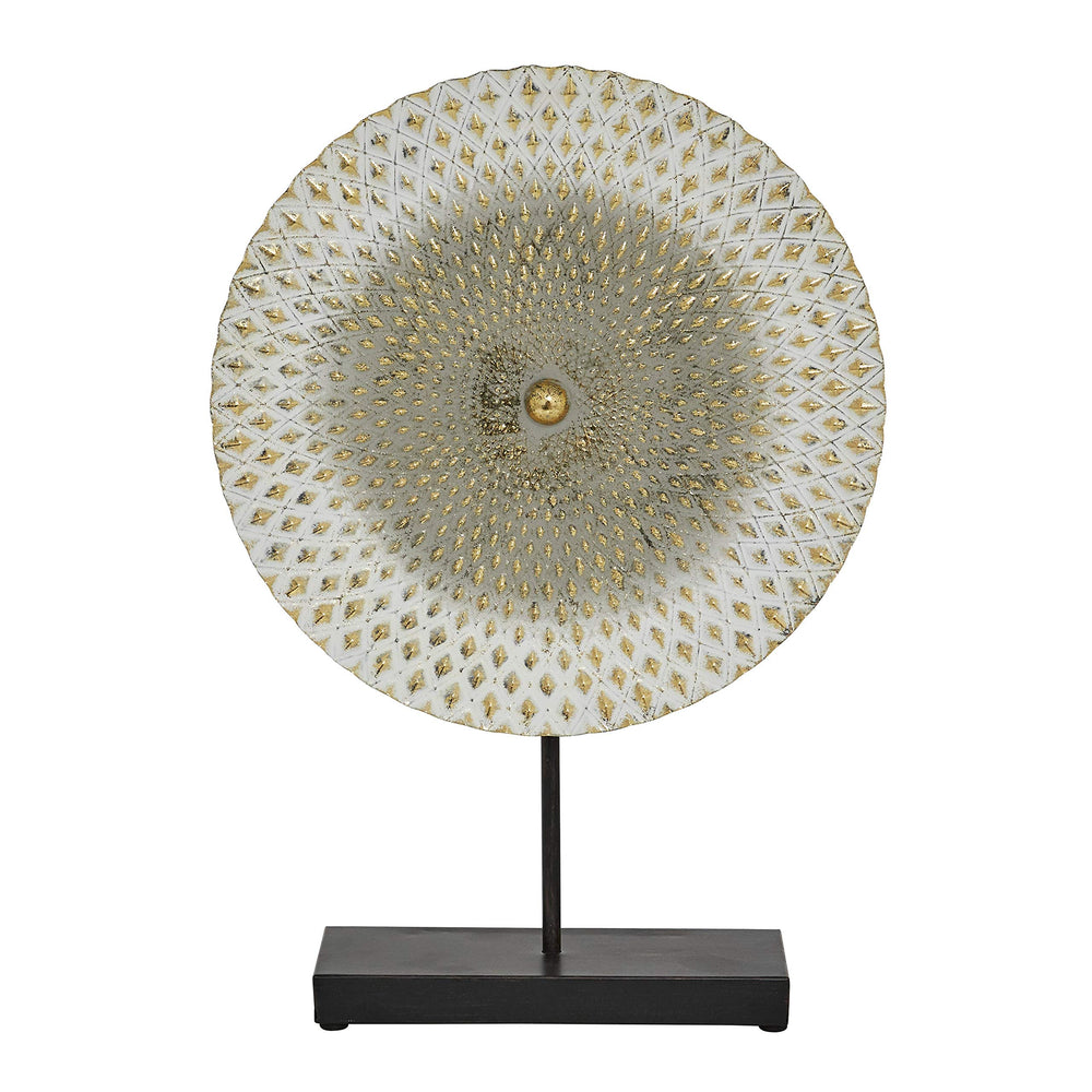 Grey Metal Contemporary Sculpture Abstract 20 X 14 3 - Diamond Home USA