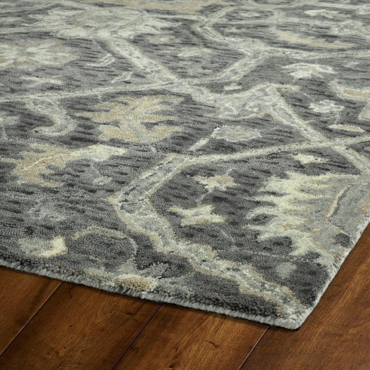 Kaleen Rugs 2' x 3' Graphite - Diamond Home USA