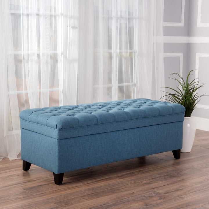 Christopher Knight Home Juliana Fabric Storage Ottoman