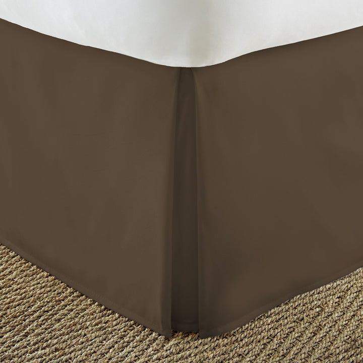 Solid Color Pattern 14-inch Drop Bed Skirt Size Elegant Luxurious