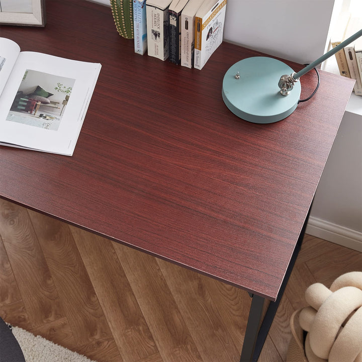 Desk Standard Room Mahogany Red Burgundy Casual Modern Contemporary - Diamond Home USA