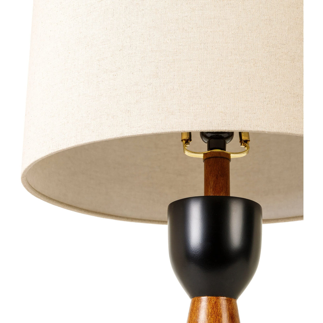Modern Wood Table Lamp 29" h X 15" w 15" d Brown Contemporary - Diamond Home USA