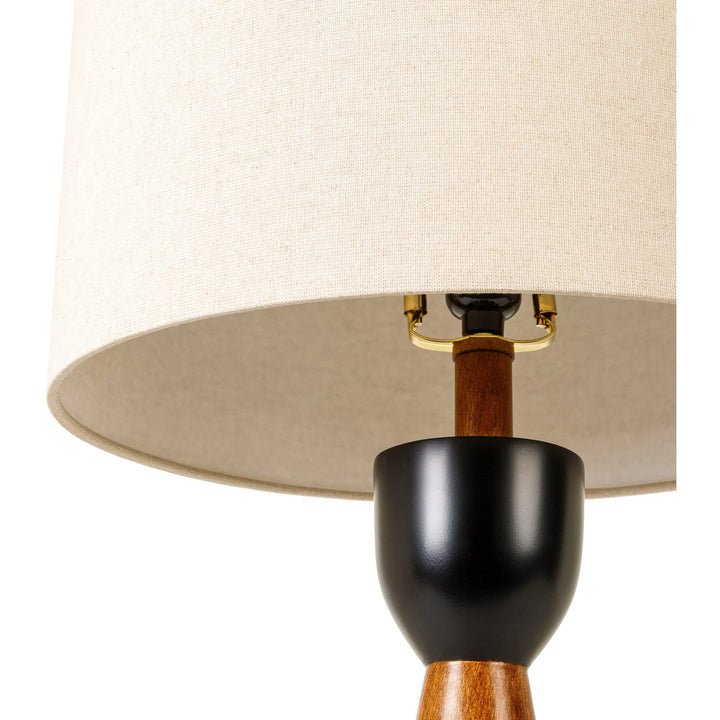 Modern Wood Table Lamp 29" h X 15" w 15" d Brown Contemporary - Diamond Home USA