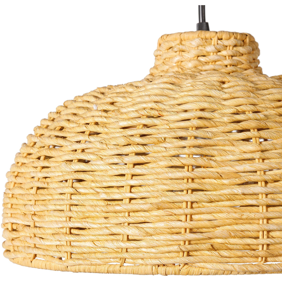 Seagrass Coastal Basket Light 66" h X 14" w 14" d Brown Transitional Rattan - Diamond Home USA