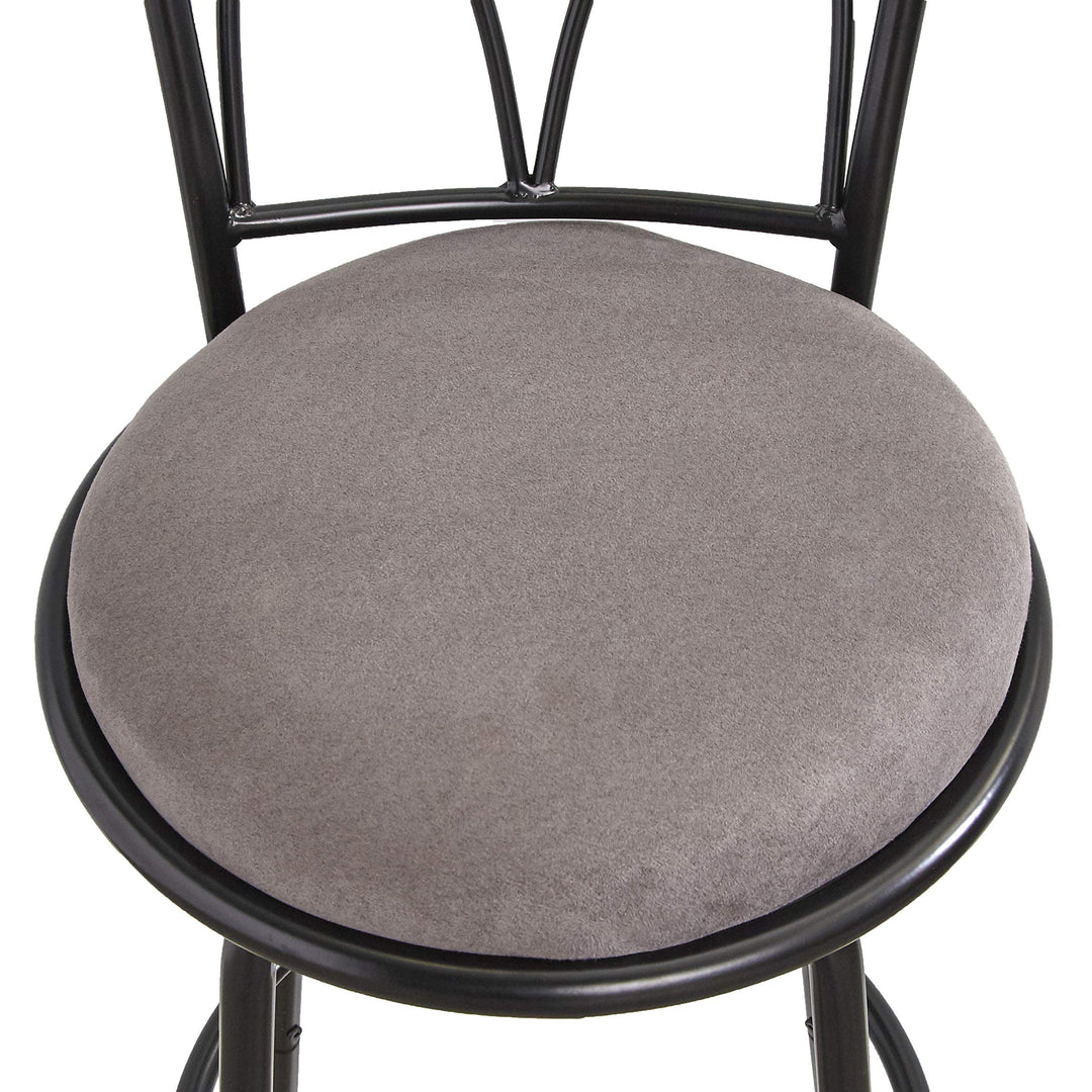 The Mezzanine Shoppe Delta Modern Upholstered Adjustable Counter Height Stool - Diamond Home USA
