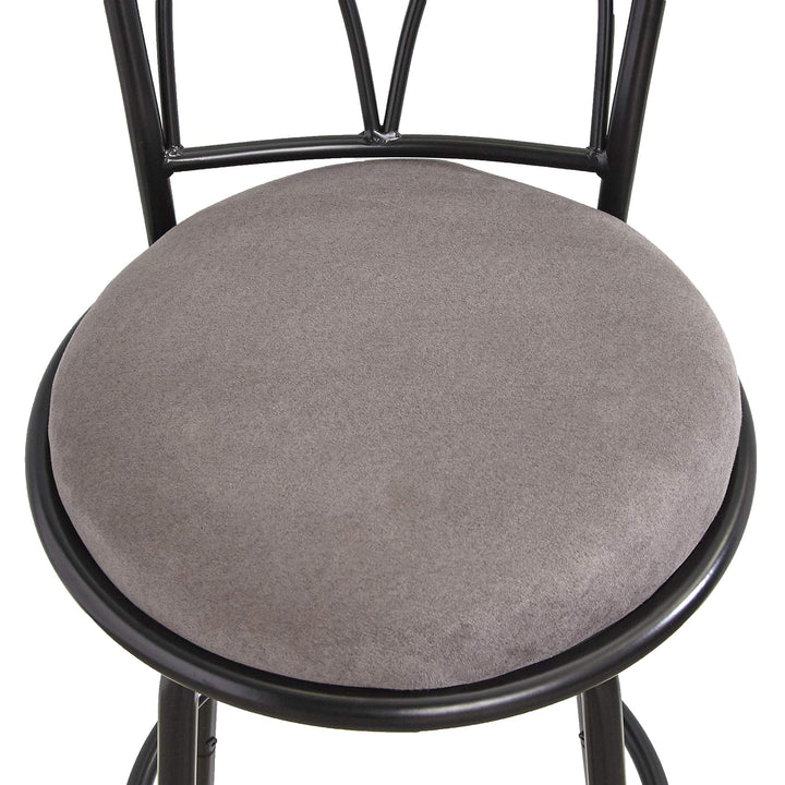 The Mezzanine Shoppe Delta Modern Upholstered Adjustable Counter Height Stool - Diamond Home USA