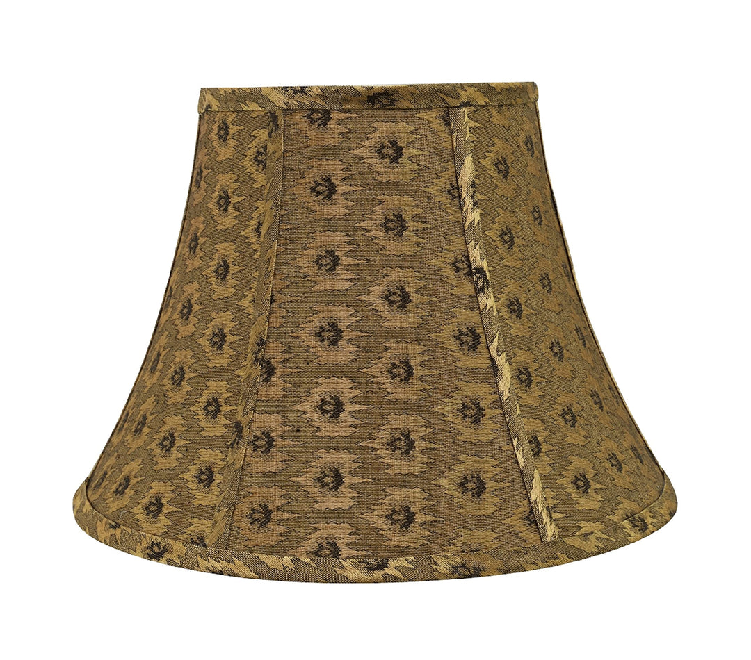 Aspen Creative 30018 Transitional Bell Shape Spider Construction Lamp Shade in