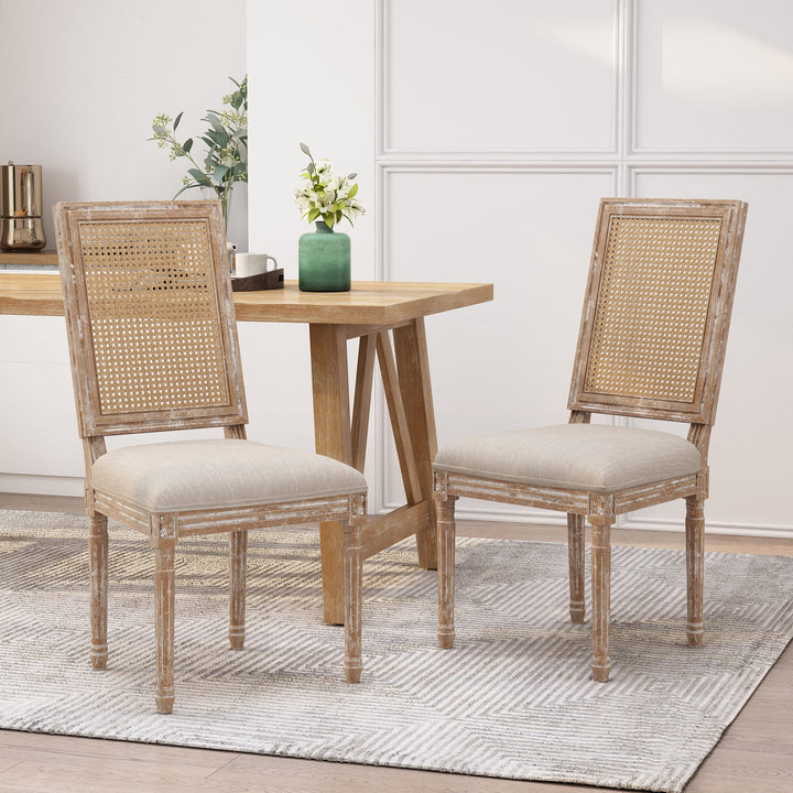 Christopher Knight Home Regina Dining Chair Wood Beige + Natural - Diamond Home USA