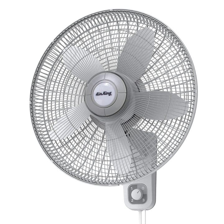 Air King 9018 Commercial Grade Oscillating Wall Mount Fan 18-Inch White