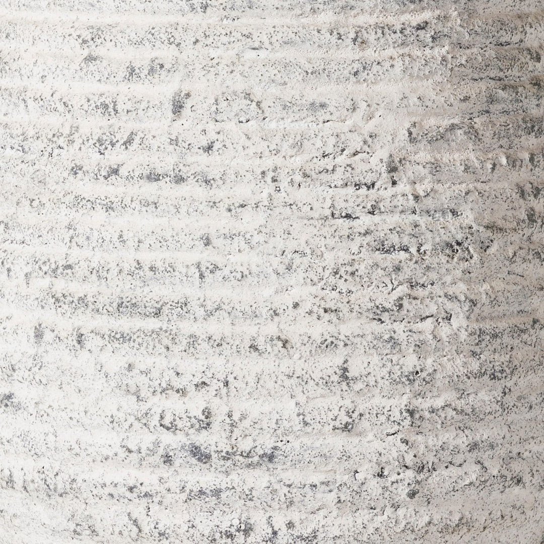 Farmhouse Textured Ceramic Table Lamp 22" h X 15" w 15" d Beige Grey White - Diamond Home USA