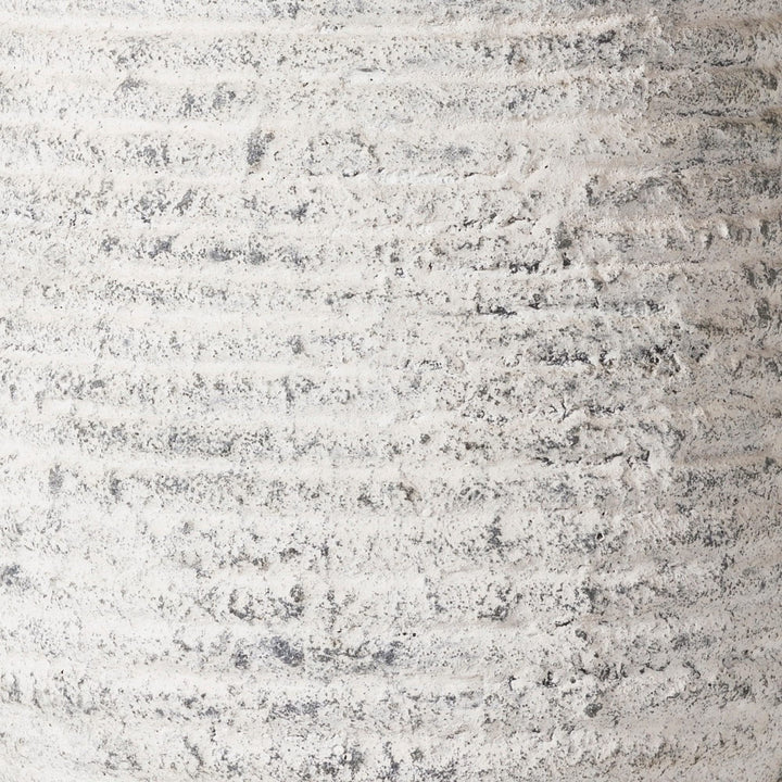 Farmhouse Textured Ceramic Table Lamp 22" h X 15" w 15" d Beige Grey White - Diamond Home USA