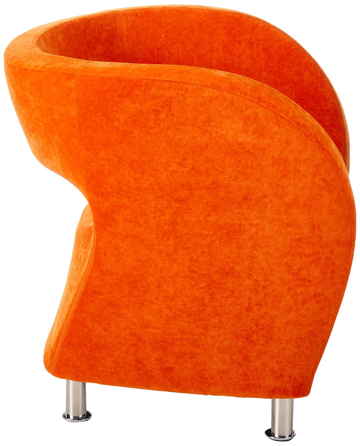 Christopher Knight Home CKH Modern Microfiber Accent Chair Orange - Diamond Home USA