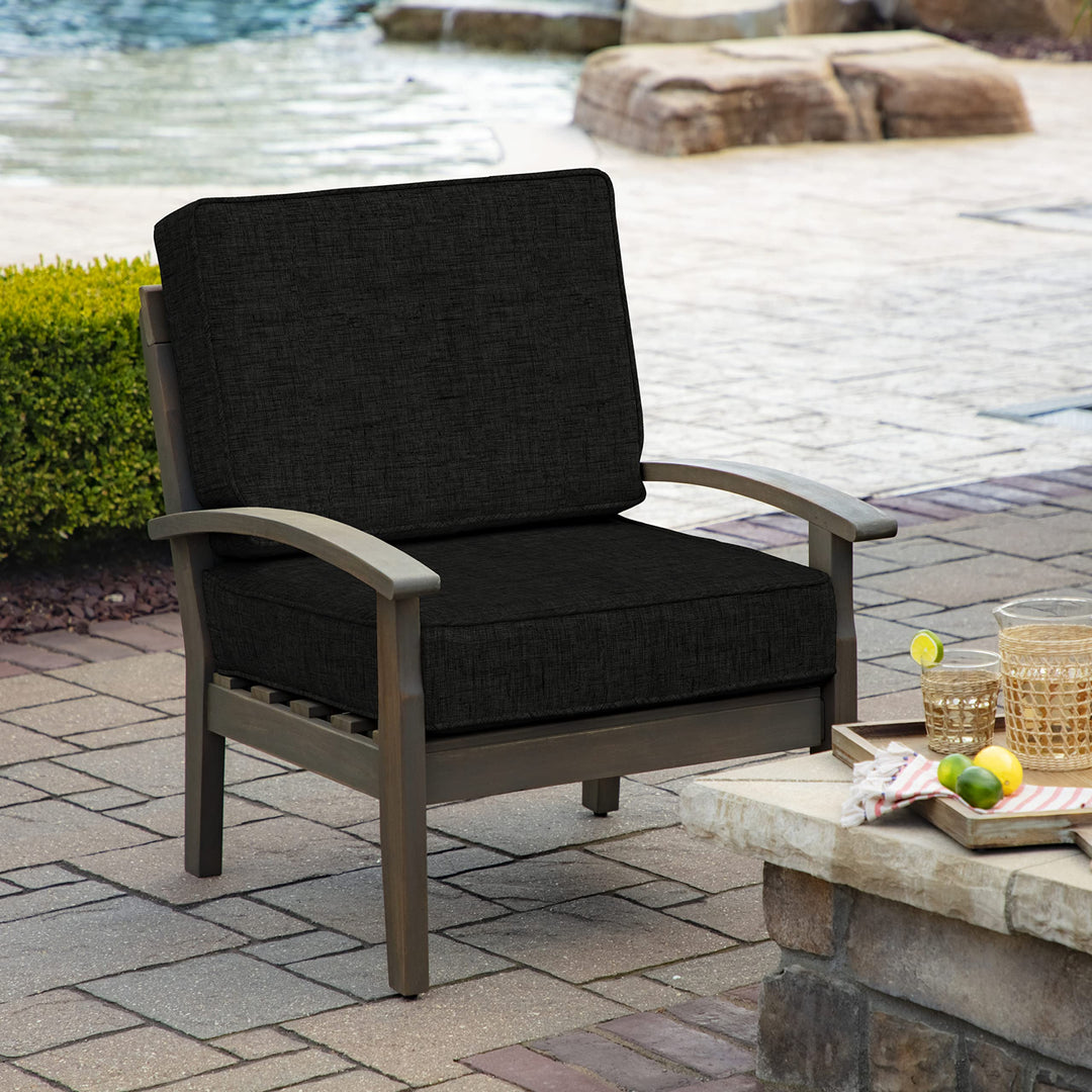 Arden Selections ProFoam Essentials Outdoor Firm Deep Seating Cushion Set 24 x 24