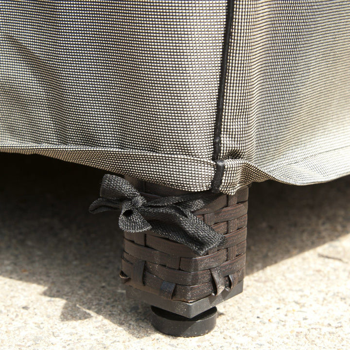 Budge P3W02PM1 English Garden Patio Sofa Cover Heavy Duty and Waterproof Medium - 37"H x 79"W x 37"Deep - Diamond Home USA