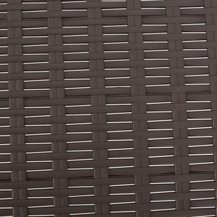 Christopher Knight Home Blanche Outdoor Faux Wicker Chaise Lounge Dark Brown - Diamond Home USA