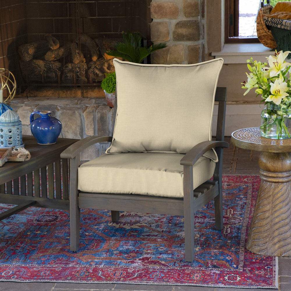Arden lections Outdoor Deep at t 24 x 24 Rain-Proof Fade Resistant Deep - Diamond Home USA