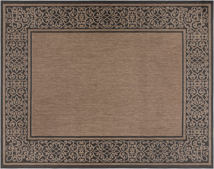 Gertmenian Indoor Outdoor Classic Flatweave Area Rug Stain & UV Resistant Carpet 8'9" x 13'1"