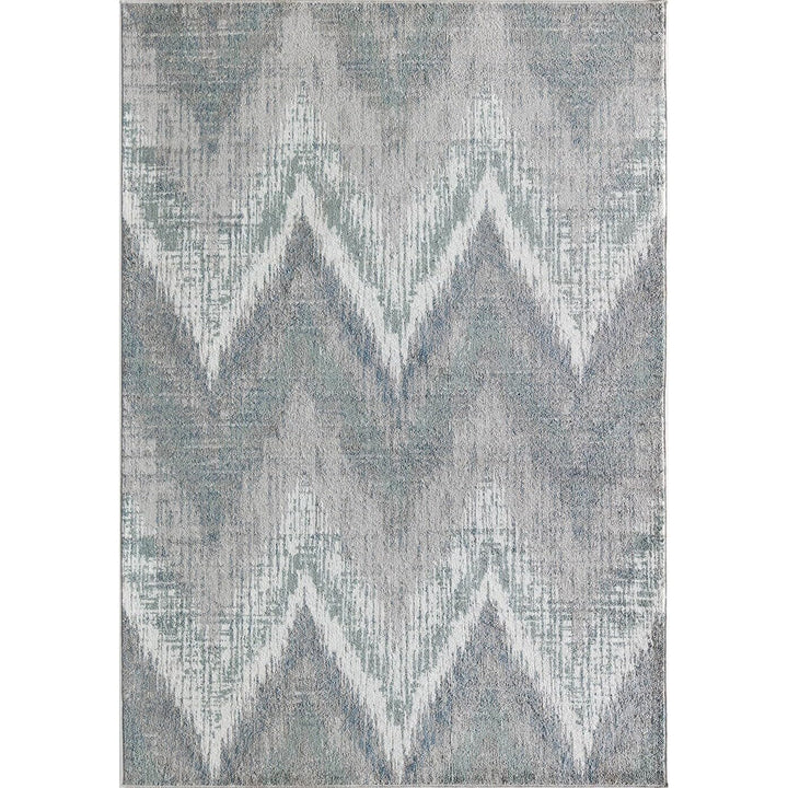 Rugs America Amabella IV30A Spring Mint Abstract Vintage Area Rug 5'3"x7' - Diamond Home USA