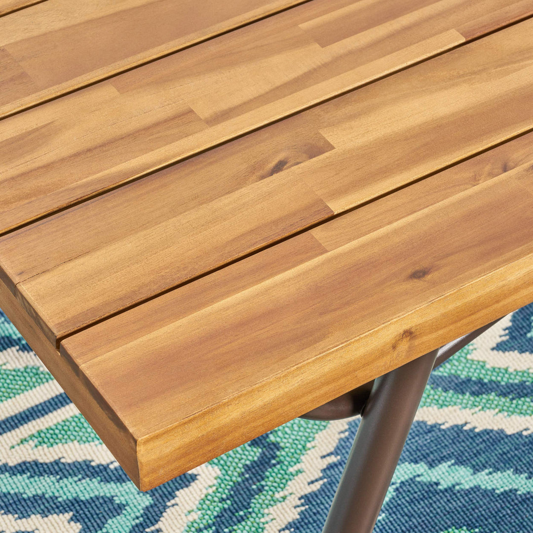 Christopher Knight Home Baish Outdoor Acacia Wood Coffee Table Teak Finish - Diamond Home USA