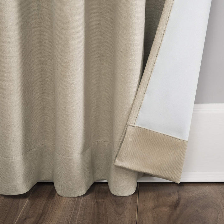 Sun Zero Hampshire Velvet Noise Reducing Thermal Extreme Total Blackout Back Tab - Diamond Home USA