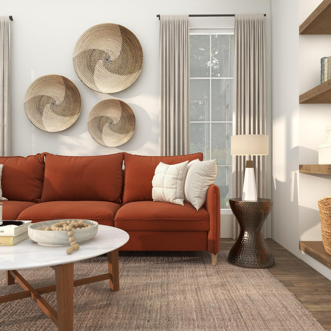 Bronze Metal Hammered Accent Table with Hourglass Shape Brown Industrial Iron - Diamond Home USA