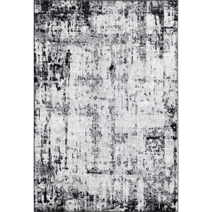 Rugs America Amabella IV40A Black Horizon Abstract Vintage Area Rug 8'x10' - Diamond Home USA