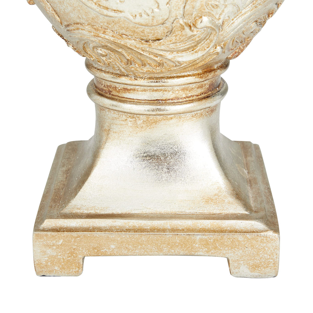 Gold Polystone Traditional Vase Polyresin - Diamond Home USA