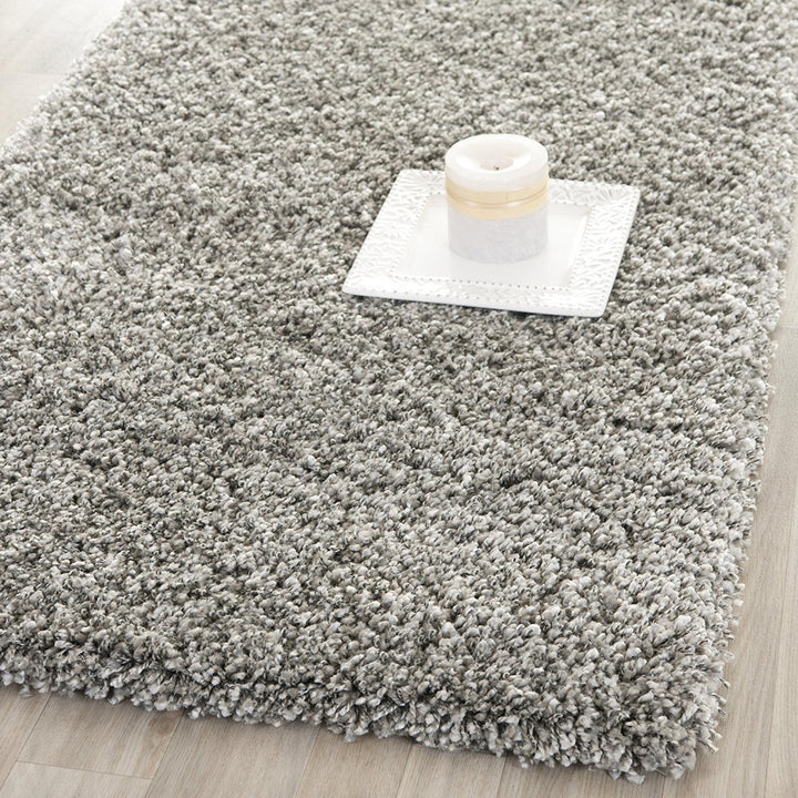 SAFAVIEH California Shag Collection Runner Rug - 2'3" x 13' Silver - Diamond Home USA