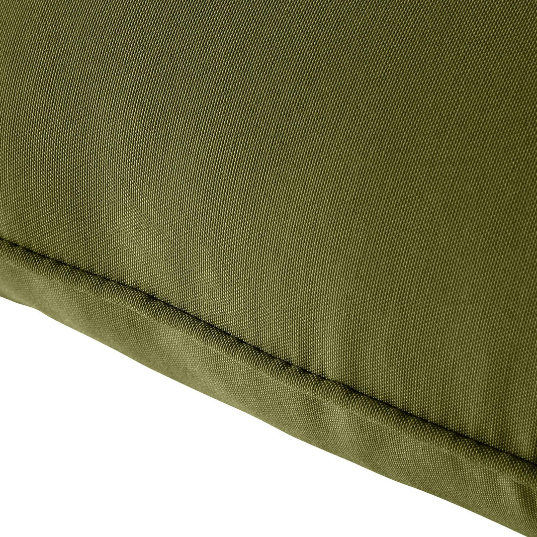 Hunter Green Outdoor 25-inch X 47-inch Deep Seat Cushion Set Solid Casual - Diamond Home USA