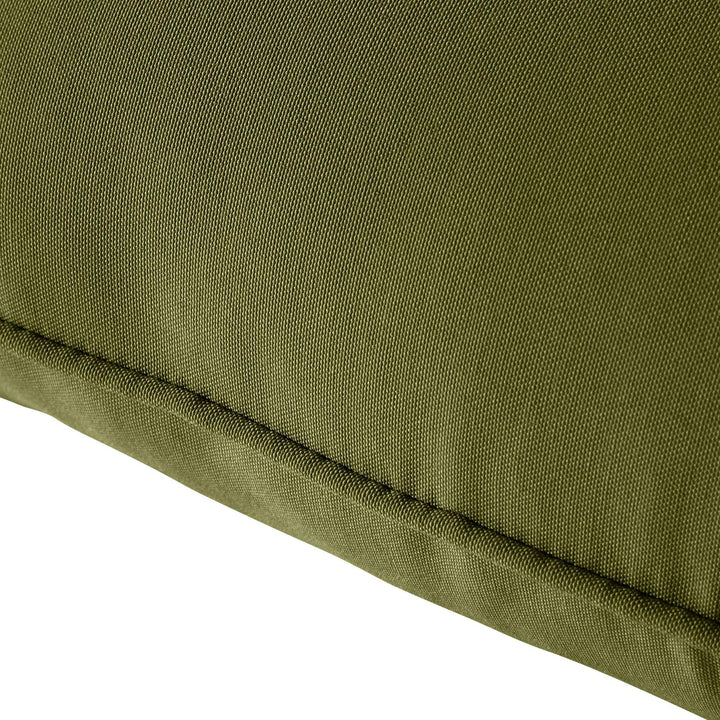 Hunter Green Outdoor 25-inch X 47-inch Deep Seat Cushion Set Solid Casual - Diamond Home USA