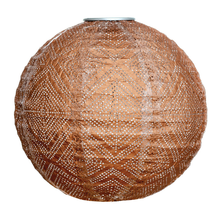 Allsop 31406 Soji Stella Market Handmade LED Outdoor Solar Lantern 12X12 Copper