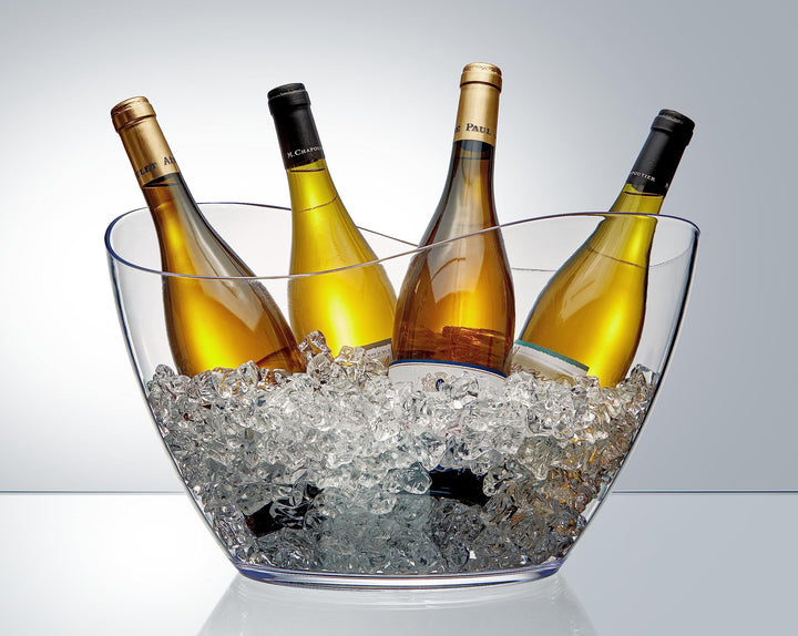 Prodyne WAVE Beverage Tub Clear - Diamond Home USA