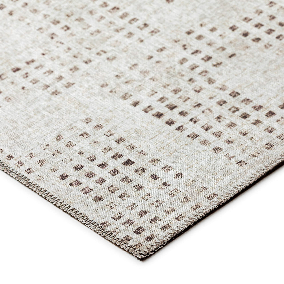 Indoor/ Outdoor Eleanor Modern Houndstooth Washable Rug