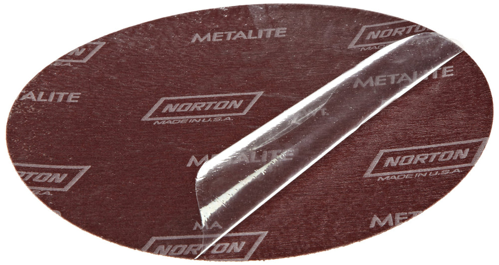 Norton Metalite R228 PSA Disc Cotton Backing Pressure Sensitive Adhesive - Diamond Home USA