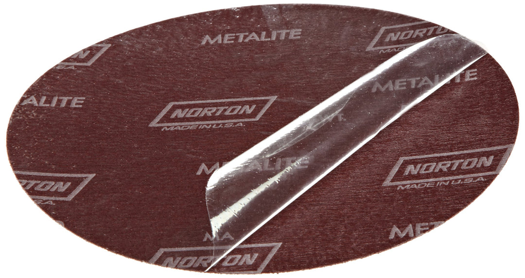 Norton Metalite R228 PSA Disc Cotton Backing Pressure Sensitive Adhesive - Diamond Home USA