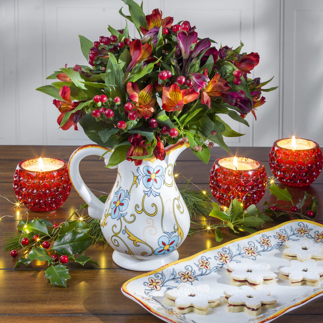 Euro Ceramica Duomo Collection Italian-Inspired 8.8" Decorative Ceramic - Diamond Home USA