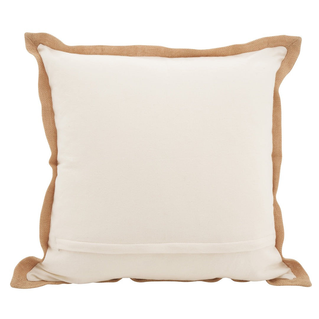SARO LIFESTYLE Neptunian Collection Cotton Throw Pillow 20" Sea Turtle