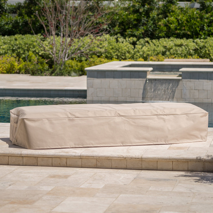 Christopher Knight Home Shield Outdoor Waterproof Fabric Lounge Set Covers 2-Pcs - Diamond Home USA