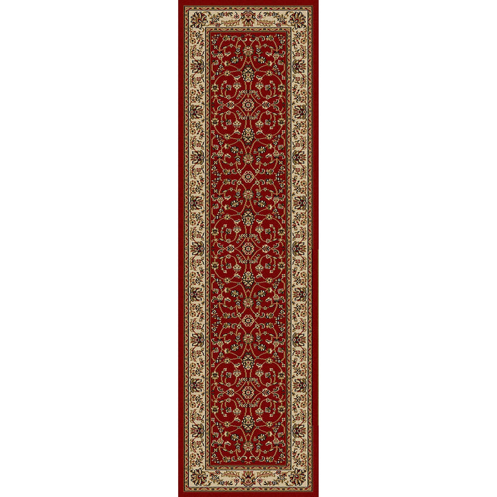 Admire Home Living Amalfi Traditional Oriental Scroll Pattern Area Rug Red 2'2 X Red 2'2" x 7'7" Runner