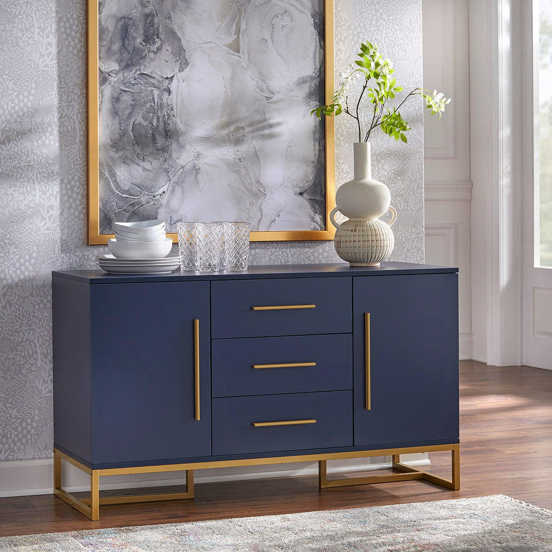Simple Living Emmeline Modern Sideboard White - Diamond Home USA