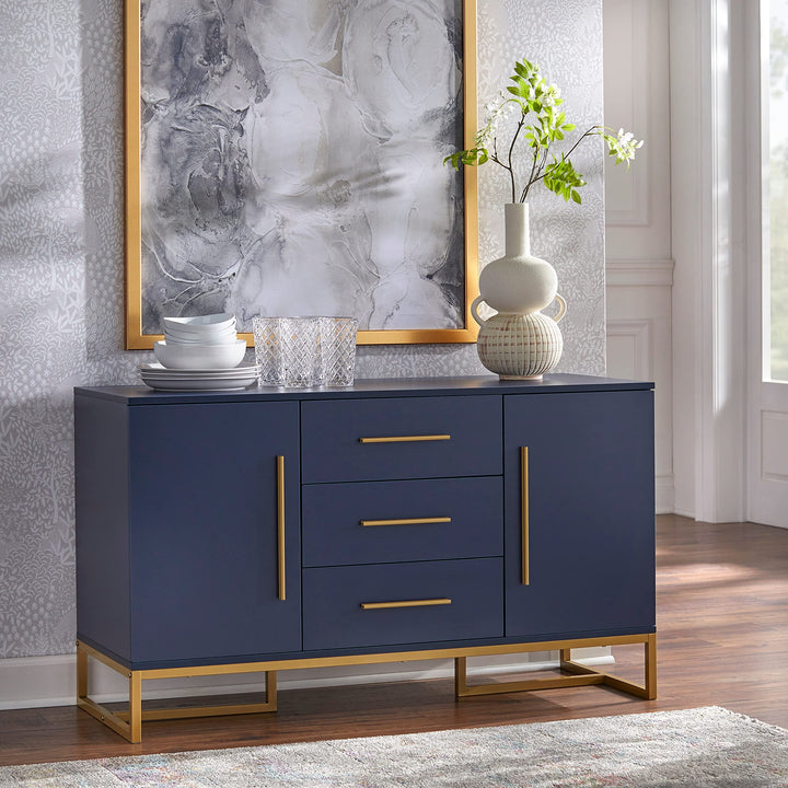 Simple Living Emmeline Modern Sideboard White - Diamond Home USA