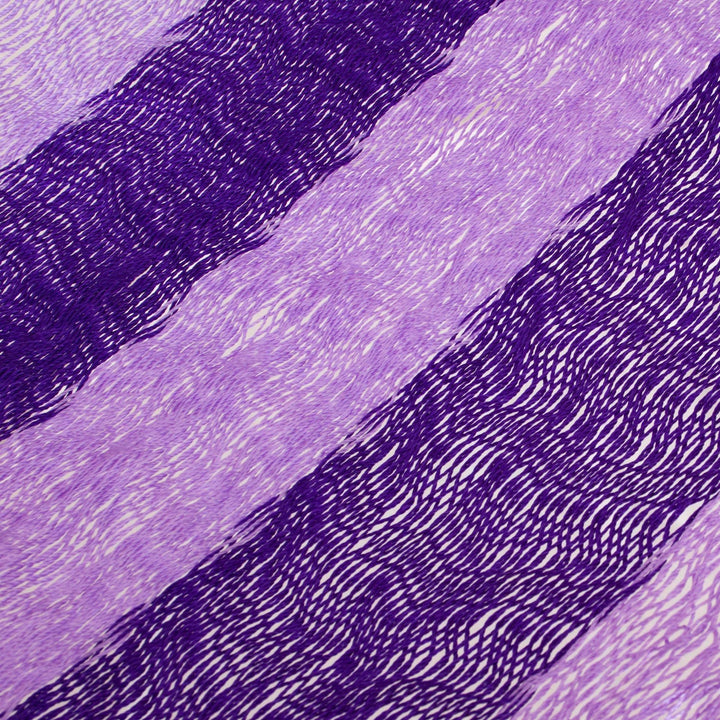 Handmade Hammock 'Lilac Blossom' (Mexico) Purple Bohemian Eclectic Mayan Nylon - Diamond Home USA