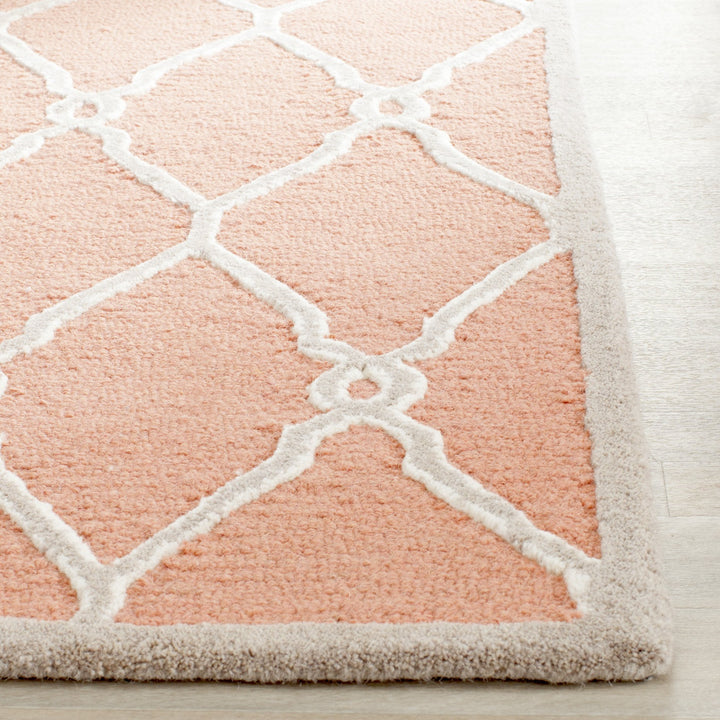 SAFAVIEH Cambridge Collection Accent Rug - 3' x 5' Coral & Ivory Handmade - Diamond Home USA