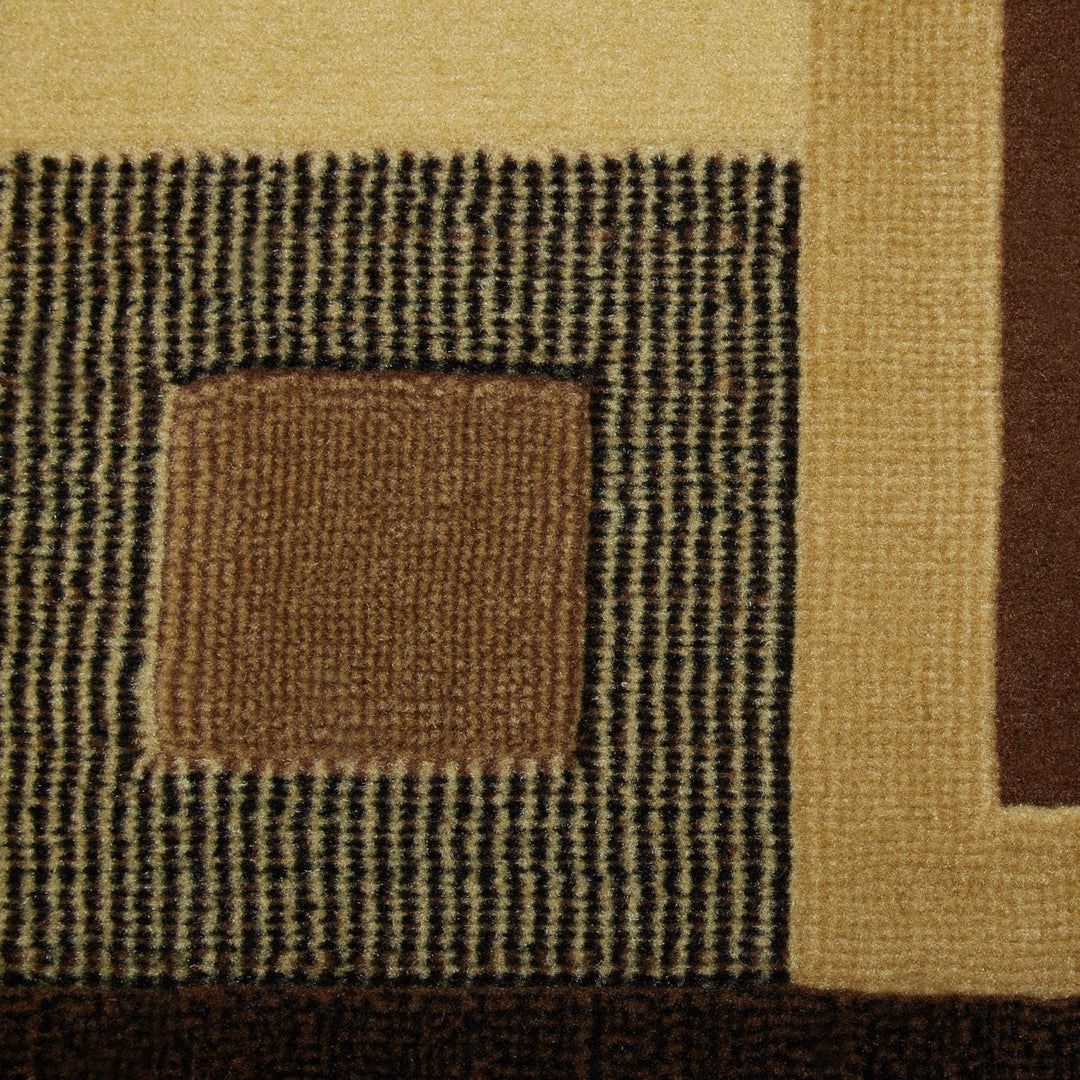 Home Dynamix Catalina Virginia Abstract Runner Rug Geometric Black/Brown - Diamond Home USA