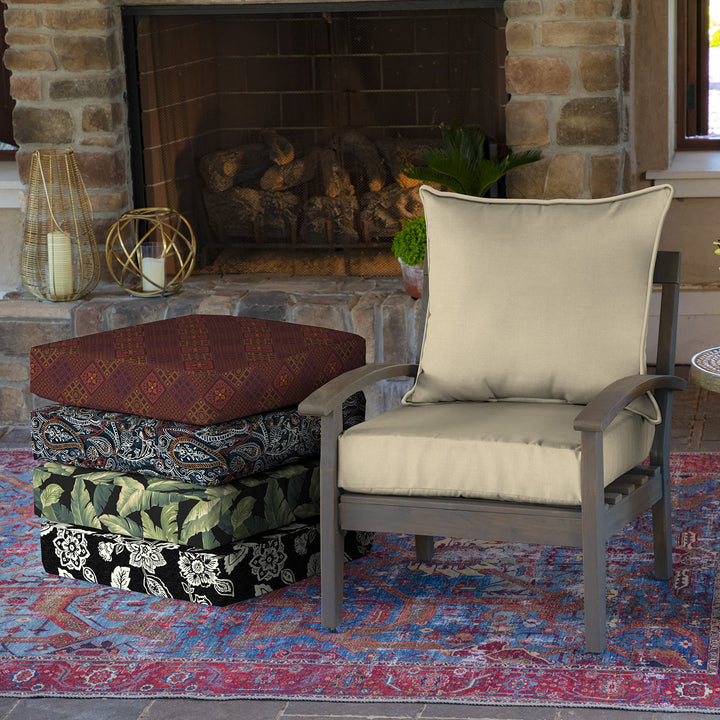 Arden lections Outdoor Deep at t 24 x 24 Rain-Proof Fade Resistant Deep - Diamond Home USA