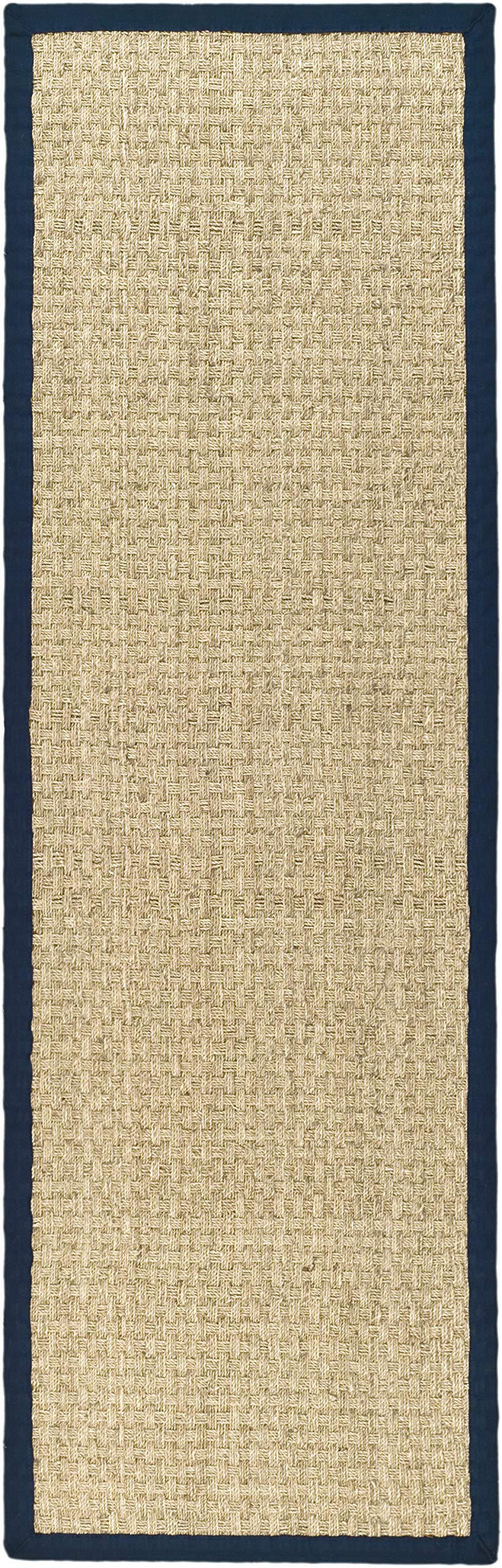 SAFAVIEH Natural Fiber Collection Runner Rug - 2'6" x 8' Natural & lue order - Diamond Home USA