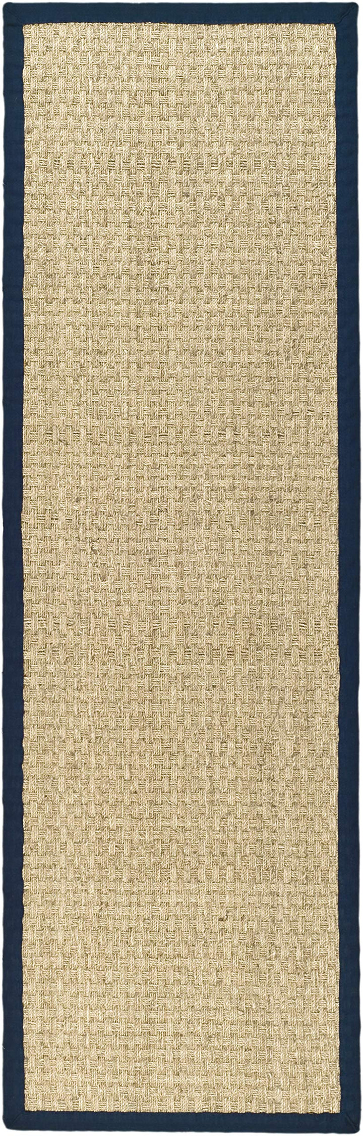 SAFAVIEH Natural Fiber Collection Runner Rug - 2'6" x 8' Natural & lue order - Diamond Home USA